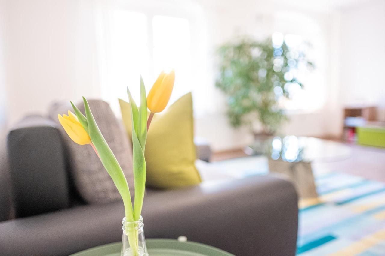 Helle Ferienwohnung Im Hinterhof Dresden Bagian luar foto